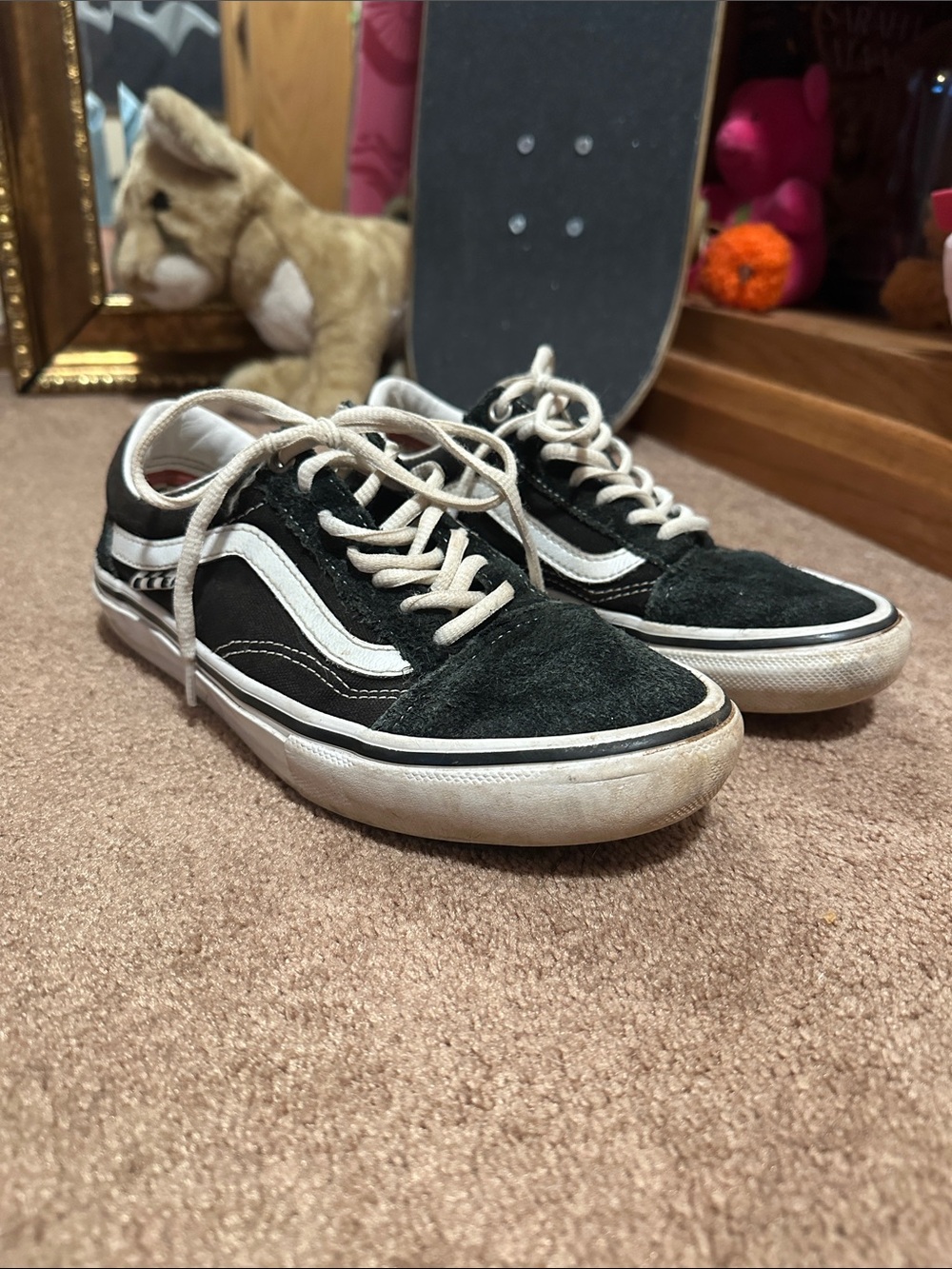 Vans Old Skool Sneakers in Black and White